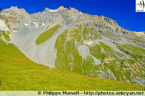 Ancien Glacier du Coin du Govard (Massif de la Vanoise, Savoie, France)