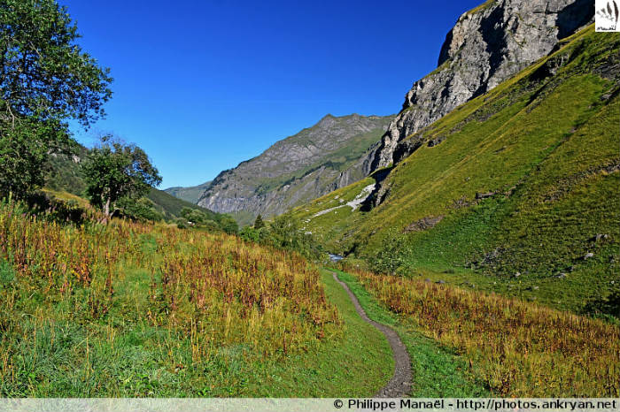 Sentier du Laisonnay (vallée de Champagny-le-Haut, Savoie, France)