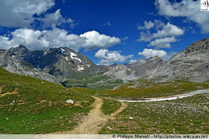 Col du Plan Séry et le Val de Genêt (Vanoise, Savoie, France)