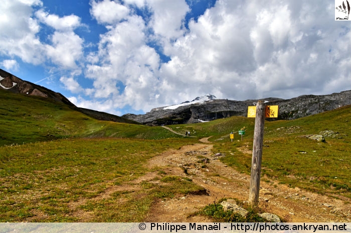 Intersection entre les cols de Fresse et la Leisse (Vanoise, Savoie, France)