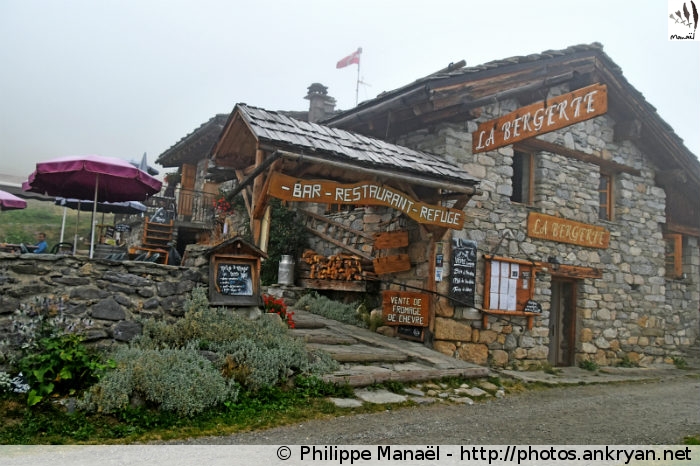 Restaurant la Bergerie, les Prioux (Pralognan-la-Vanoise, Savoie, France)